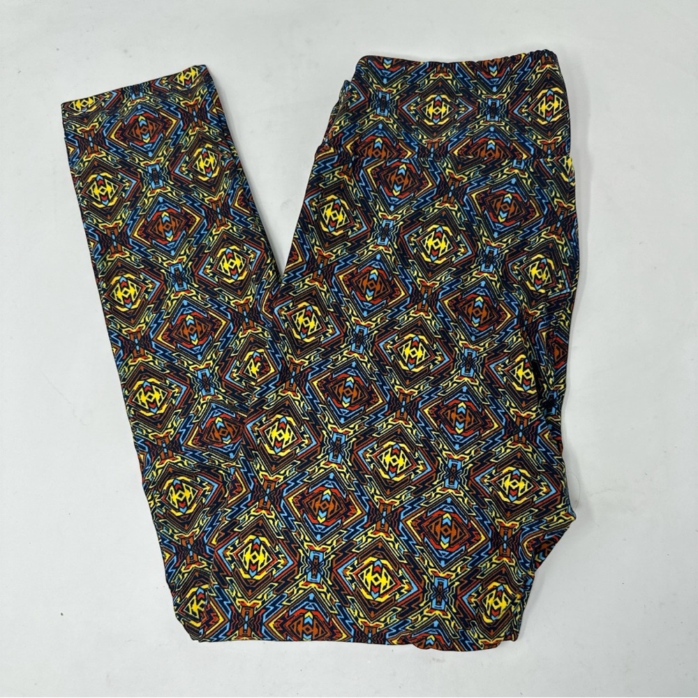 LuLaRoe Leggings Women's One Size OS Multicolor Print NWT
